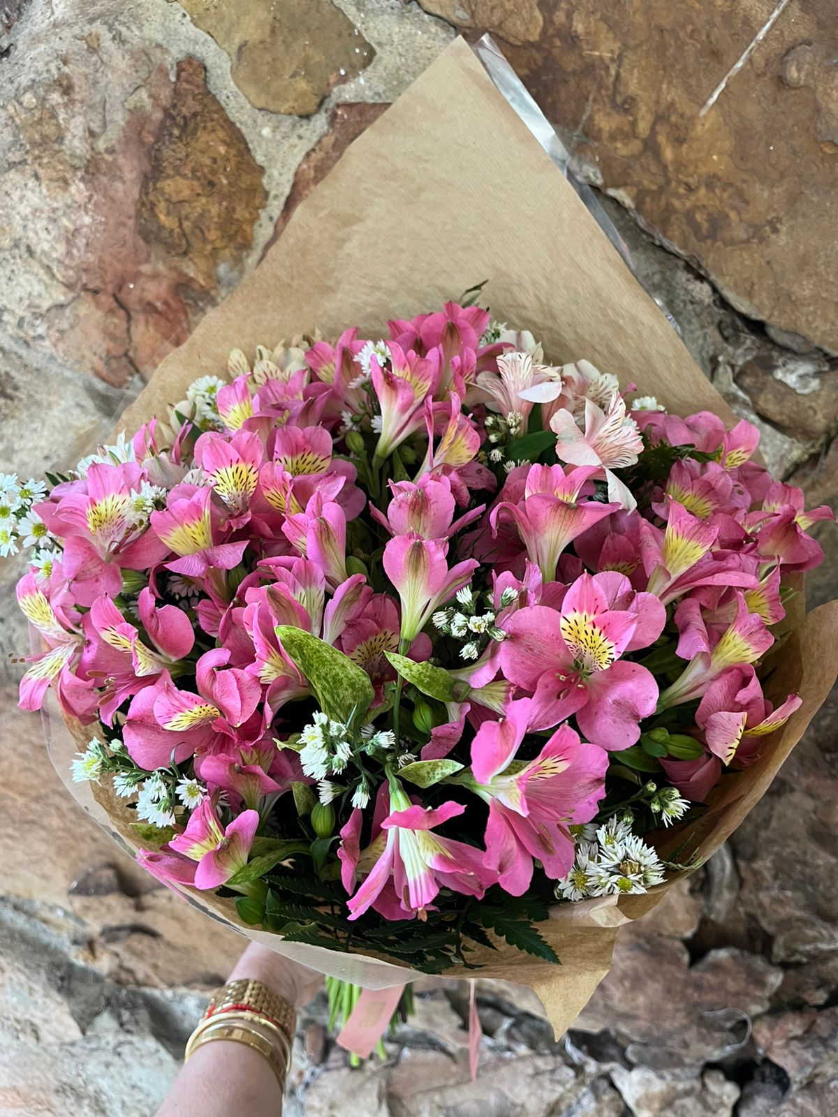 BUQUÊ ASTROMELIAS ROSA MEDIO 3