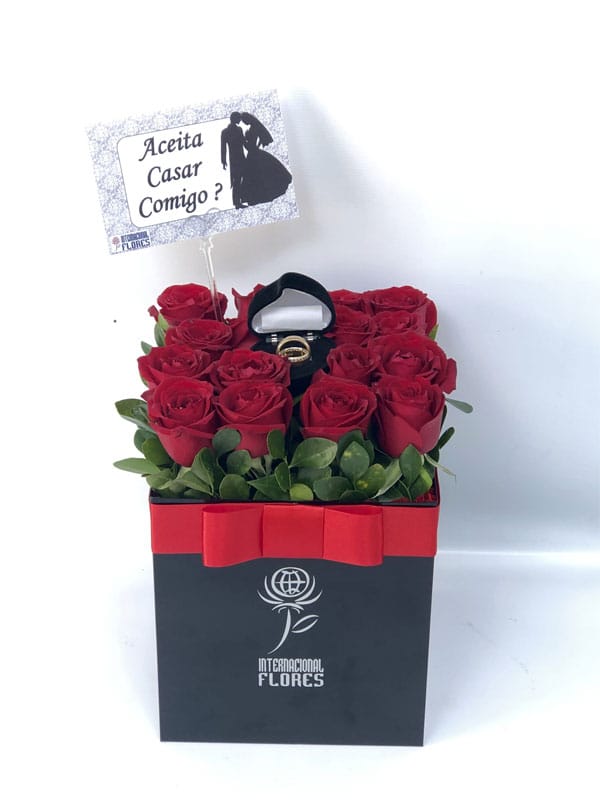ARRANJO BOX  "PEDIDO DE CASAMENTO"