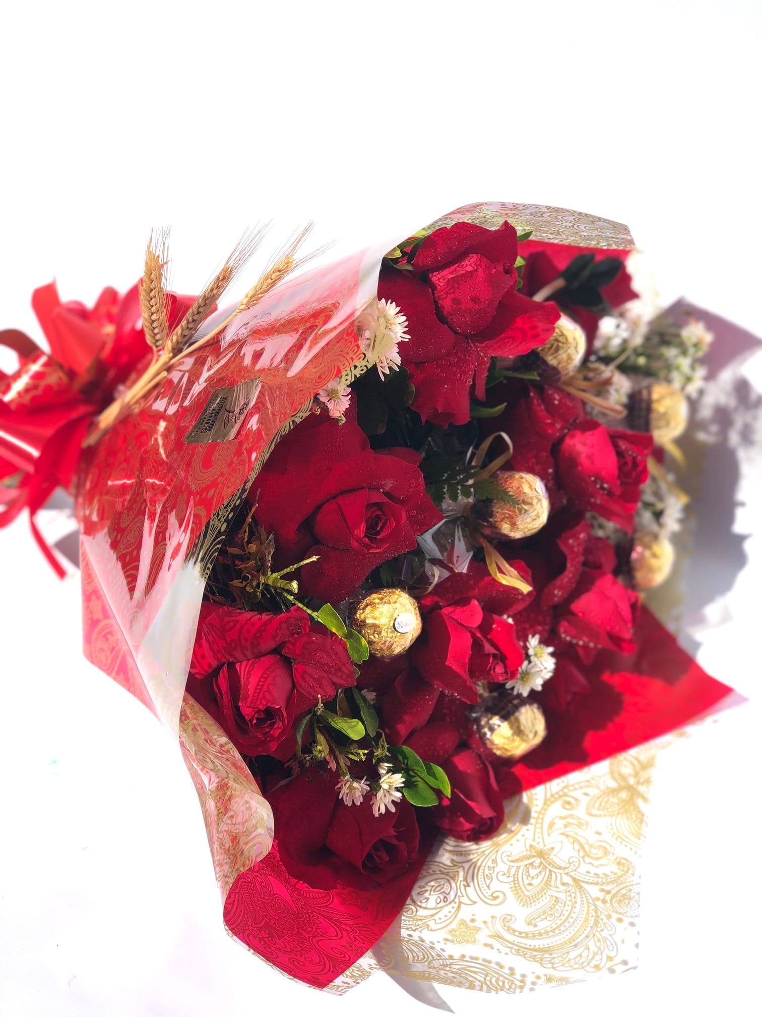 buq colombianas vermelhas e chocolate