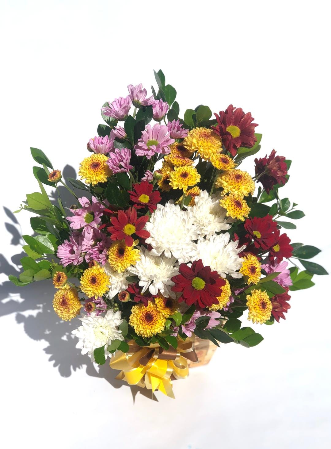 arranjo flores do campo colorido