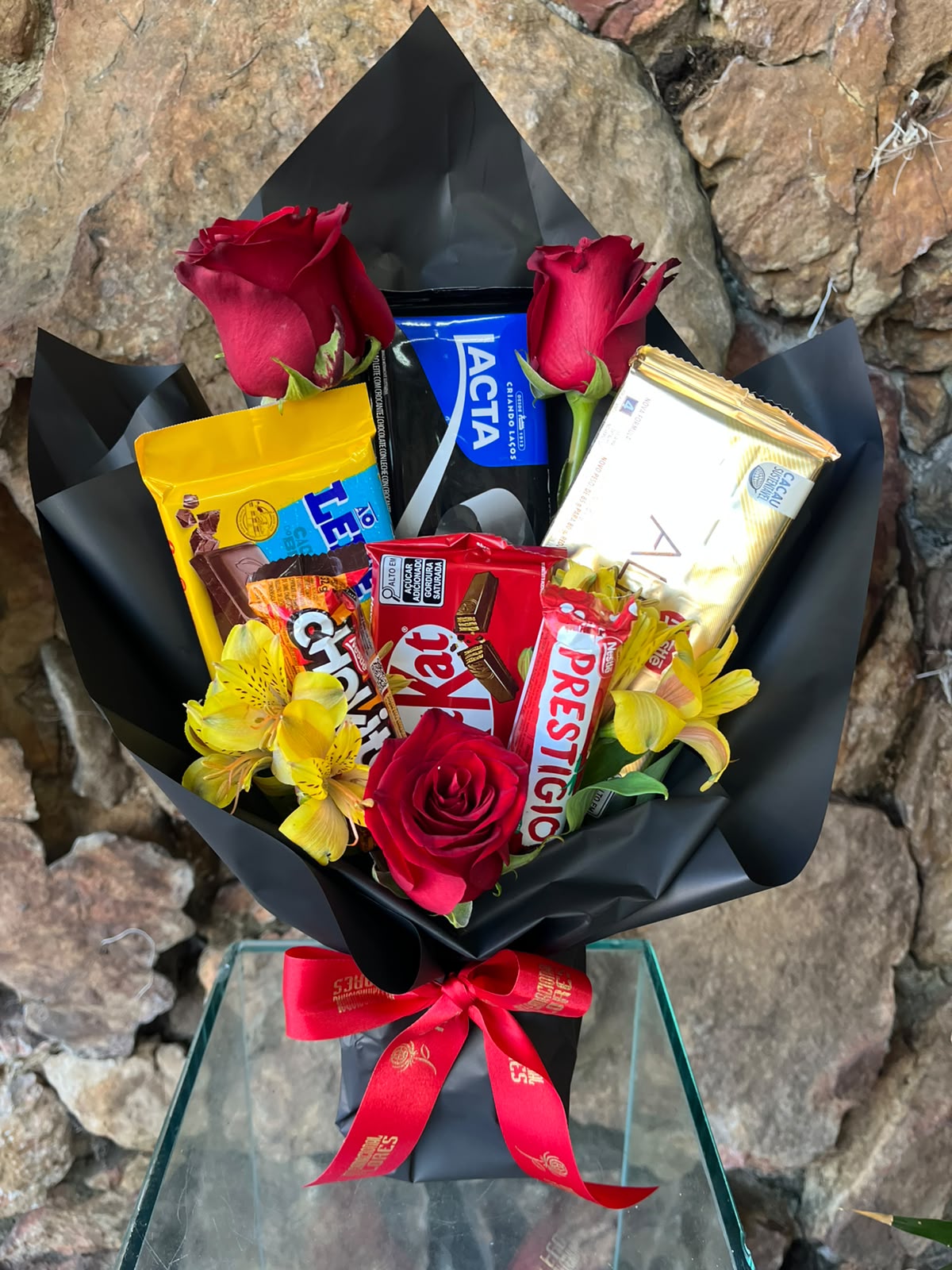 Buquê de rosas vermelhas MUITO doce