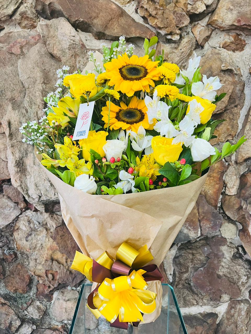 bq na base flores nobres amarelo