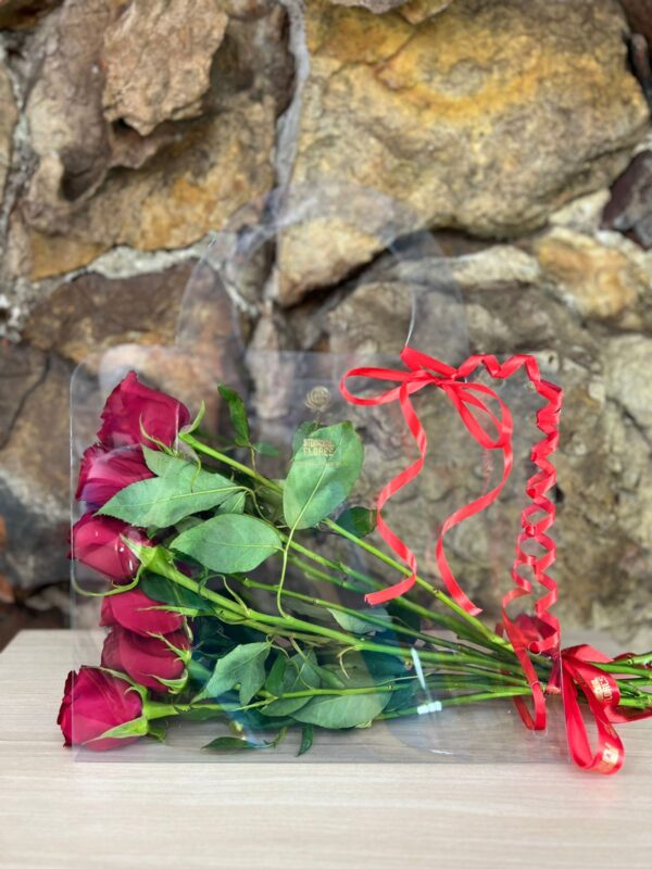 "FLOWER BAG" Rosas Nacionais com 12