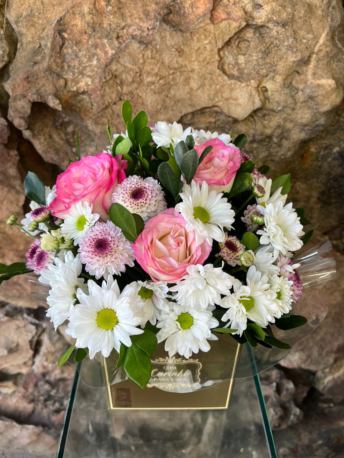 Arranjo “Com Carinho Para Você” Flores Campestres 2