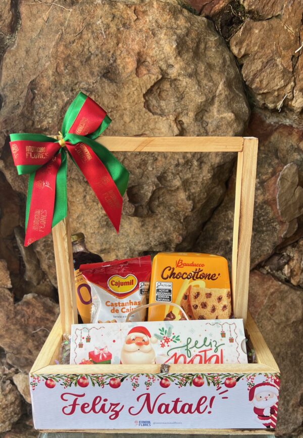 Cesta Feliz Natal com Suco
