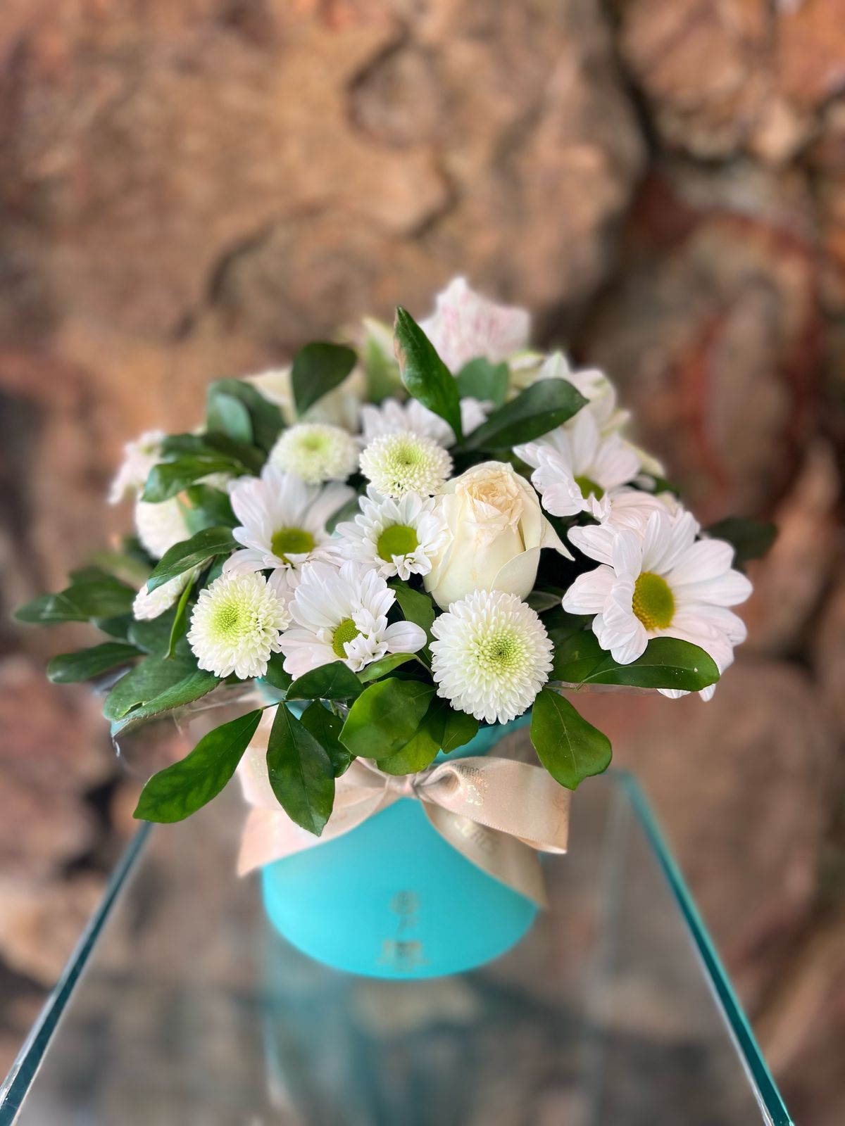 arranjo box flores mistas branco5