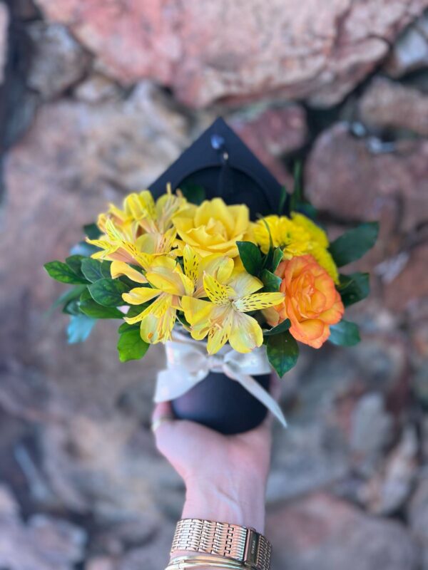 Mini Arranjo Box Flores Mistas Formatura