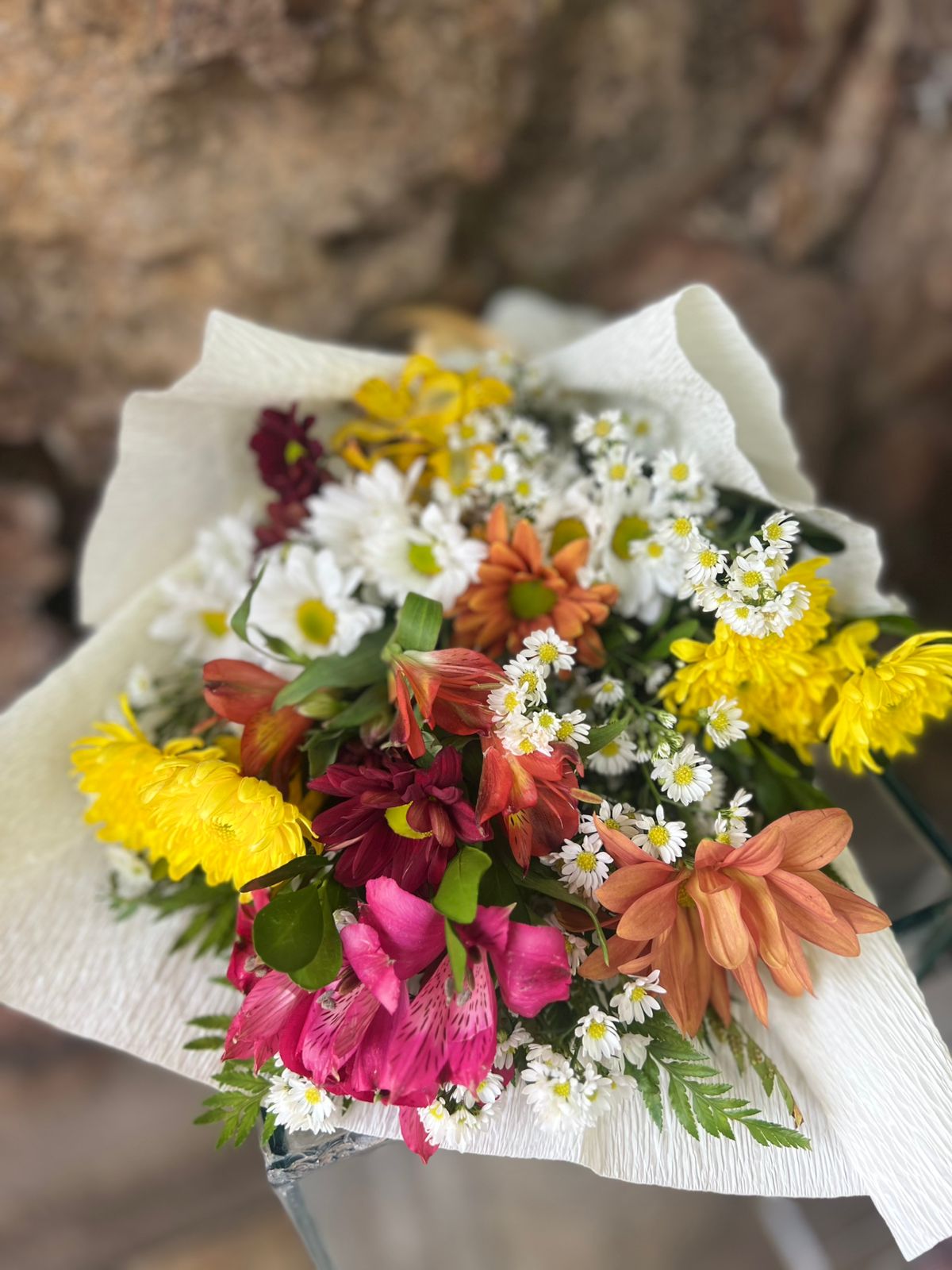 Buquê braçada flores mistas Colorido 3