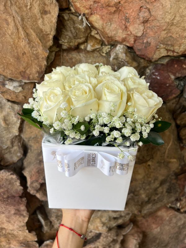 ARRANJO BOX LUXO GRANDE BRANCO